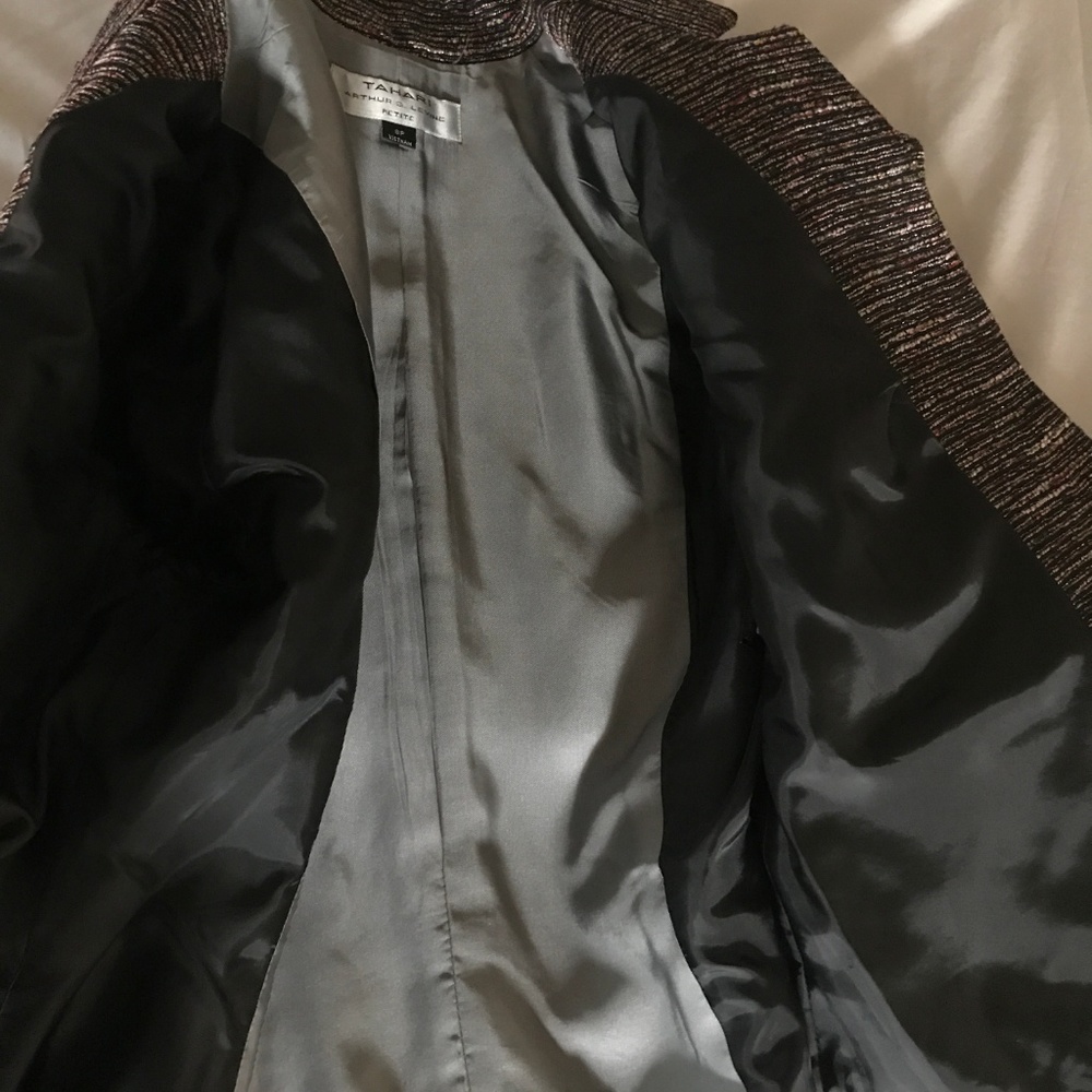 Tahari ASL Multi-Color Metallic Thread Jacket - Picture 7 of 8